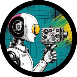 Robot z kamerą filmową